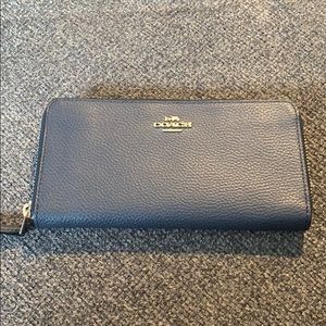 Navy Coach Wallet
